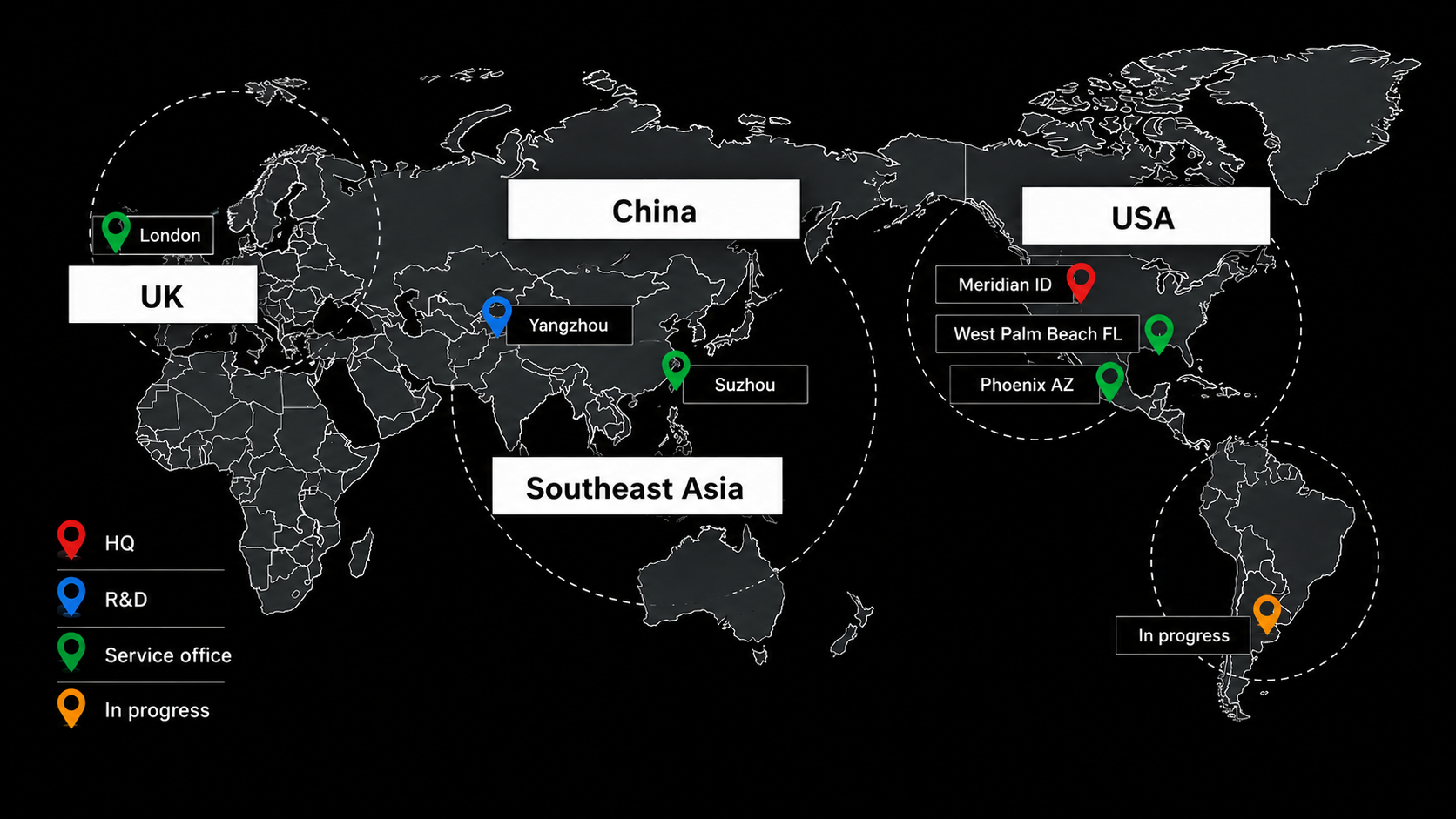 MammothEV global manufacturing locations